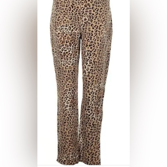 Chico’s leopard print stretch pants, size 0 - Picture 1 of 5